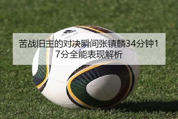 苦战旧主的对决瞬间张镇麟34分钟17分全能表现解析